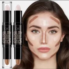 Image of Cream Contour Concealer Stick Dual Highlighter Bronzer Foundation Blush Crayon