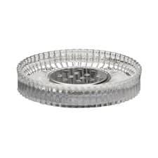 Image of Glass Bathroom Accessory Set Soap Dish Dispenser Tumbler Toothbrush Storage Jar