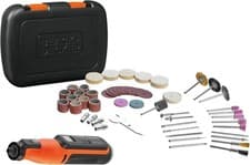 Image of BLACK+DECKER BCRT8IK-XJ 7,2V Rotary Tool with 52 Accessories and A KITBOX, 7.2