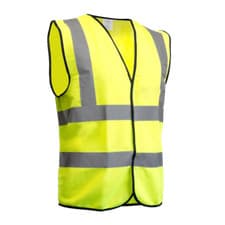 Image of Hi Viz Vest High Vis Safety | YELLOW ORANGE | EN471 Waistcoat Visibility Jacket