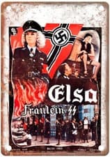 Image of Elsa Fraulein Ss Vintage Movie Poster Old Retro Look Metal Sign MP1432