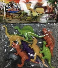 Image of Childrens Dinosaur Figurine Playset T-Rex, Brontosaurus & More, Creative Fun