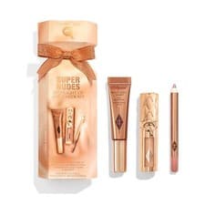 Image of Charlotte Tilbury Super Nudes Spotlight Lip and Cheek Kit (3 Piece) 30% off RRP!