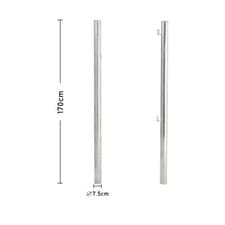Image of 3FT-12FT 7 Bar Galvanised Braced Farm Field Entrance Pathway Gate 1145mm Height