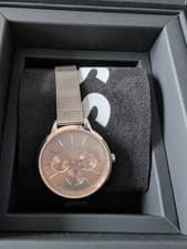 Image of Hugo Boss Ladies Symphony SS Mesh Strap Champagne Watch