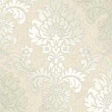 Image of Fine Decor Quartz Cream Gold Glitter Damask Wallpaper Vinyl Textured Retro