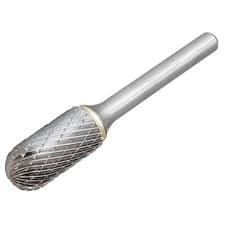 Image of Dormer Solid Carbide Bright Rotary Burr Ball Nosed Cylinder 9.6x6mm