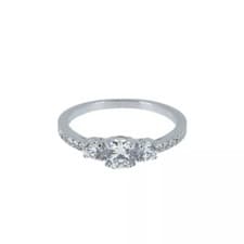 Image of Genuine Swarovski Crystal ATTRACT TRILOGY:RING RND CZWH/RHS 55 5414972 Brand Ne