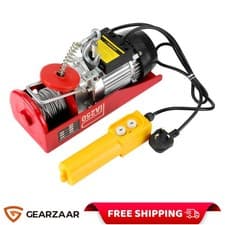 Image of Winches Electric Hoist 230v Remote control Lifting Set For Garage 250kg Portable