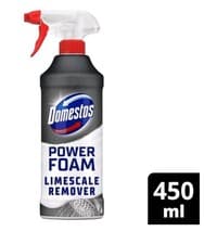 Image of Domestos Power Foam Toilet and Bathroom Limescale Remover 450ml