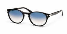 Image of Persol Panto Sunglasses PO3152S Black/Blue Gradient 52-20-145mm With Case New