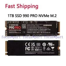 Image of Samsung SSD 990 PRO 1TB PCIe 4.0 NVMe M.2 Internal Solid State Drive For Laptop