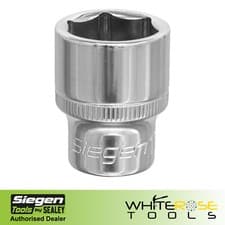 Image of Siegen WallDrive® Socket 17mm 3/8"Sq Drive Sealey Hardened Tempered Steel