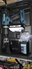 Image of Makita 18v Li-ion Combi Drill + 1x 2Ah Battery + Charger brand new never used.
