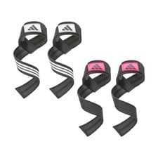 Image of Adidas Lifting Straps Weight Training Wrist Wrap Padded Deadlift Gym Workout