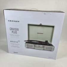 Image of Crosley Cruiser Deluxe Mint Bluetooth Turntable RRP 89.99