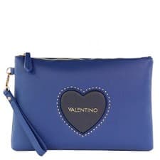 Image of Valentino Bags Violino Women's Clutch Handbag Blue New