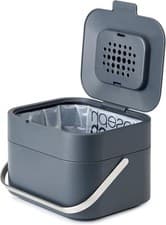 Image of Joseph Joseph Intelligent Waste, Stack 4 Kitchen Food Waste Compost Caddy Recyc