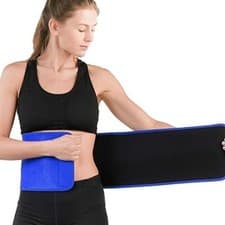 Image of Waist Trainer Belt Belly Fat Burn Weight Loss Workout Body Shaper Exercise Bands