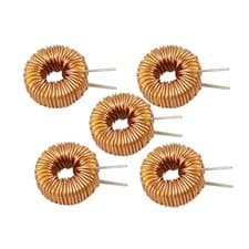Image of 5 Pcs 100uH Rated Current 4A Plug-in Toroidal Inductors