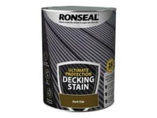 Image of Ronseal Ultimate Protection Decking Stain Dark Oak 5 litre 39113