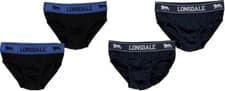 Image of 2 Pack Lonsdale Kids Boys Briefs Junior Underwear Elasticated Waist
