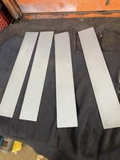 Image of Four Steel Shims 2mm Thick 29.5cm Long