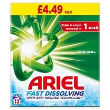 Image of Ariel Washing Powder Original 715g, 13 Washes (Pack of 6)