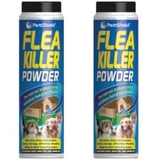 Image of 2 X FLEA KILLER POWDER FOR CARPETS AND HARD SURFACES ALSO KILLS CRAWLING INSECTS