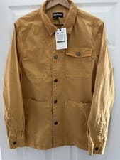 Image of Barbour Grindle Overshirt SMALL with tags MINT Yellow Mustard