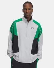 Image of NEW Under Armour UA Mens Medium Tricot 1/2 Zip Best Level Colorblock Jacket $110