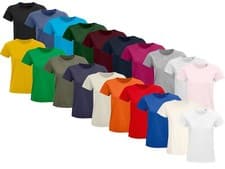 Image of SOLS Ladies Pioneer Organic Cotton Short Sleeve Crew Neck Tee T-Shirt S-3XL