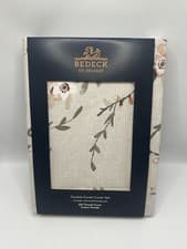 Image of Bedeck of Belfast Rana Cotton Duvet Cover Set Warm Grey Double