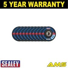 Image of Sealey 115mm Zirconium Flap Discs 60Grit 22mm Bore Pack of 10 FD1156010