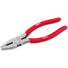 Image of Draper 67842 Combination Pliers Non-Slip PVC Dipped Handles 160mm Carbon Steel