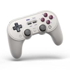 Image of 8BitDo Pro2 G-Classic Gamepad, Wired/BT, 6-Axis Motion, Custom Profiles,20hr Bat