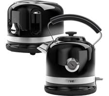 Image of TieDex UK ARIETE Moderna ARPK31 2-Slice Toaster & Traditional Kettle Bundle -