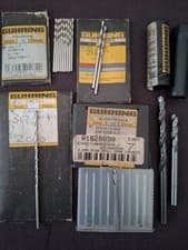 Image of Guhring 2mm 2.2mm 1.7 2.5 5.5 5.56mm drill Stub BIT HSS & Carbide job lot x 15