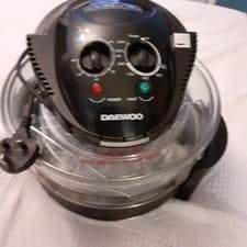 Image of Schallen Black and glassHalogen Air Fryer - used once