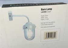 Image of Garden Trading Barn Light Mains Outdoor Garden Wall Light in Cream