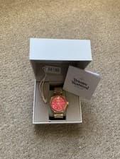 Image of Vivienne Westwood Time Machine Women's Watch Pink/Gold