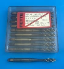 Image of Fette 1/4" x 20 UNC HSS Spiral Flute Tap [#3188]