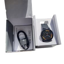Image of Garmin Venu 3, 45 mm Slate stainless steel bezel with black case, silicone band