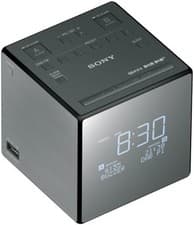 Image of DAB+/FM Clock Radio Dual Alarm USB Charging Portable Grey