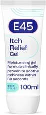 Image of E45 Itch Relief Gel Face and Body Gel for Dry Skin 100ml UK
