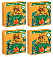 Image of 4-pack Garnier Ultimate Blends Kids 2-In-1 Shampoo Bar Apricot & Cotton Flower