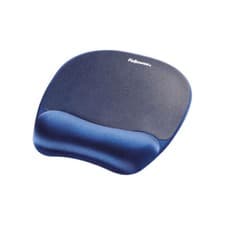 Image of Fellowes Memory Foam Mouse Pad Wrist Support Sapphire Blue 9172801 *FREE DEL*