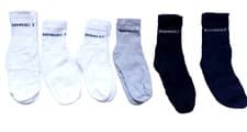 Image of DONNAY 6 PACK QUARTER & CREW SPORTS SOCKS KIDS UK C8 - C13 BOYS MIXED COLOURS