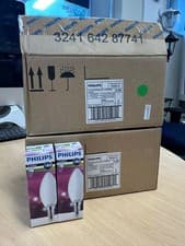 Image of 2 x Pack of 10 Philips LED Classic Candle Bulbs (E14, 4.3w=40w, 2700k)