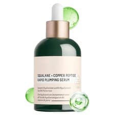 Image of Biossance Squalane + Copper Peptide Rapid Plumping Serum. 1.69 Oz